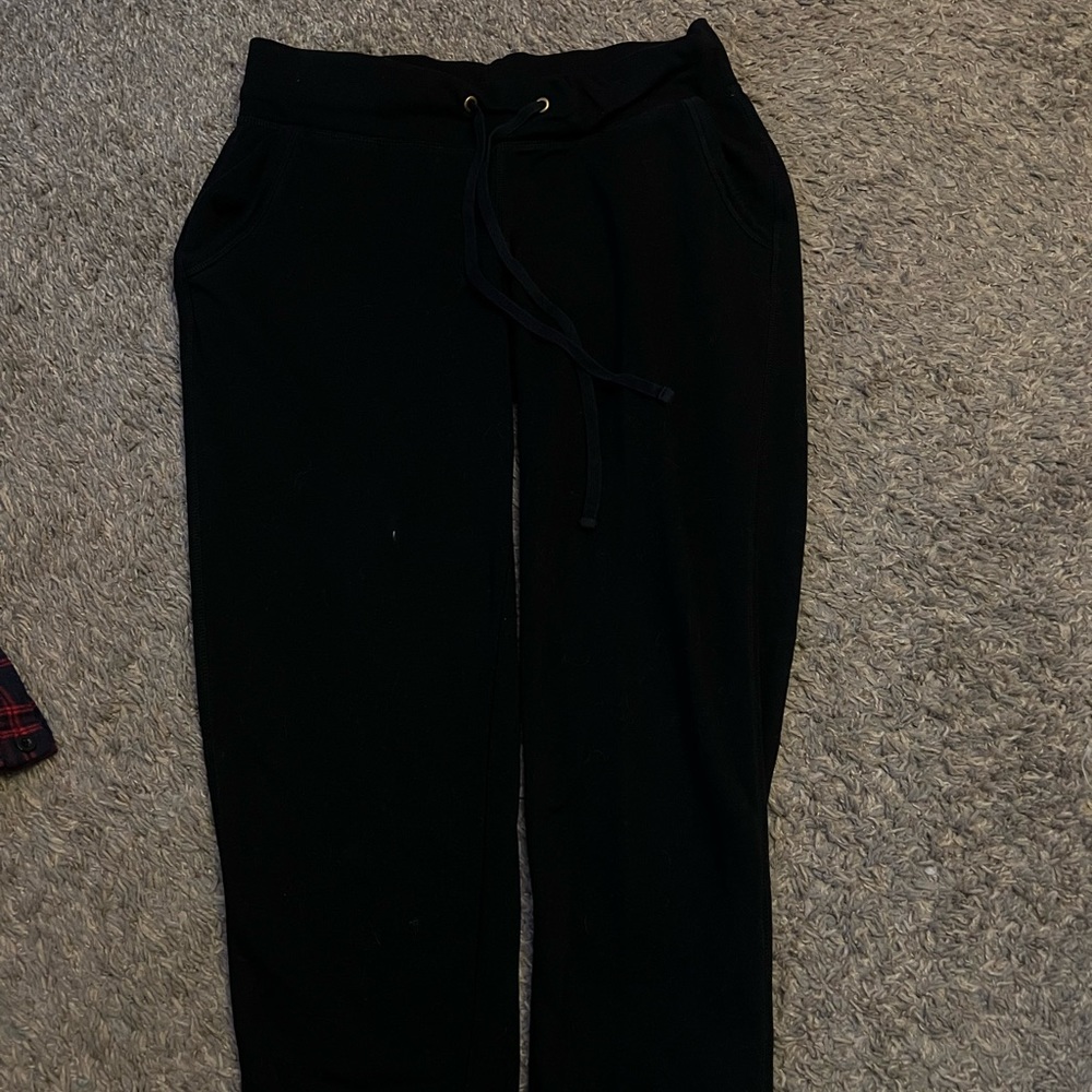 Black Drawstring Sweatpant Joggers